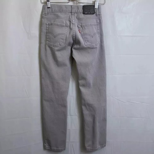 Levi's 510 Skinny Youth Boys 14 Reg 27x27 Gray 25 1/2" Inseam - Picture 2 of 3
