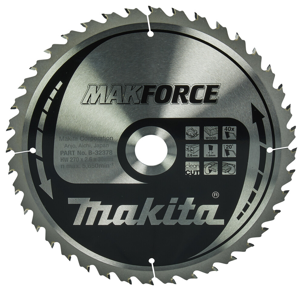 Offerta Lama Makita B-32378 270x30 40Z - Qualità Makforce Originale