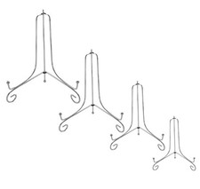 4 6 8 OR 10 INCH EASEL SILVER IRON DISPLAY STAND PICTURE  MENU BOOK PLATE STAND