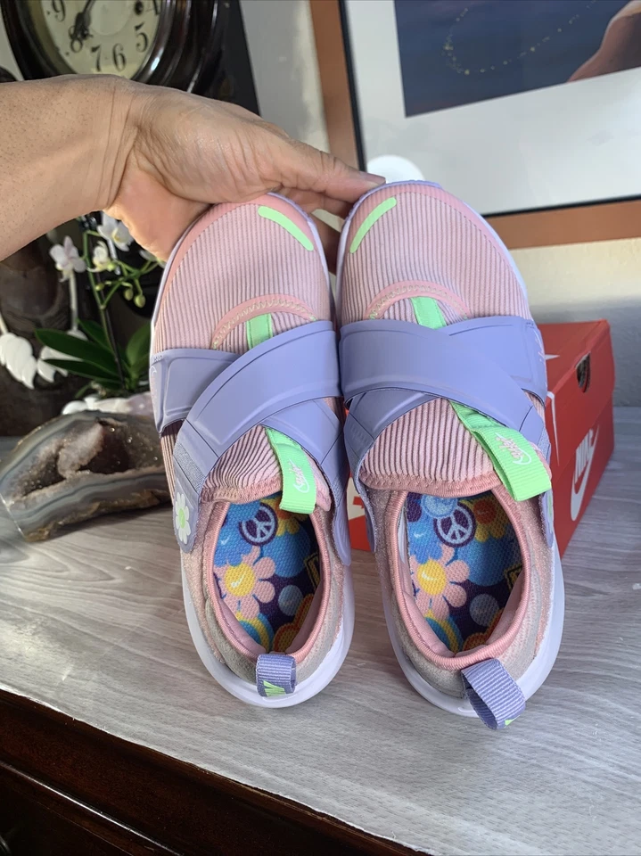 Nike Flex Advance SE PS Niños Niñas Jóvenes ROSA Paz Zapatos Atléticos NUEVOS + Caja Talla 3y Foto 2 de 4
