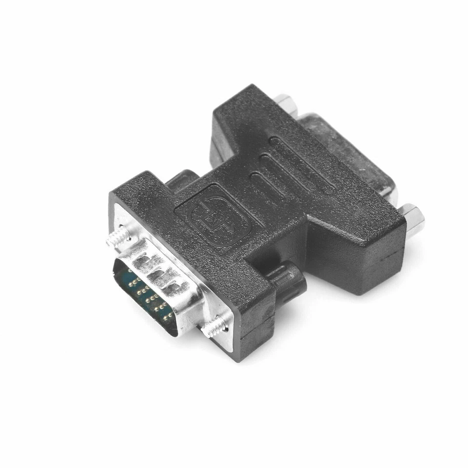 DVI-I Female Analog (24+5) To VGA Male (15-pin) Connector Adapter Video Monitor - Image 2 of 3