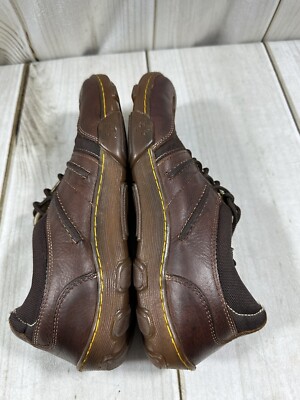 Dr. Martens Oxford Shoes Mens 11 Brown Leather Canvas Comfort Lace Up Dr. Martens #11232 Brown Leather Lace Up Oxfords Shoes Men main image 3