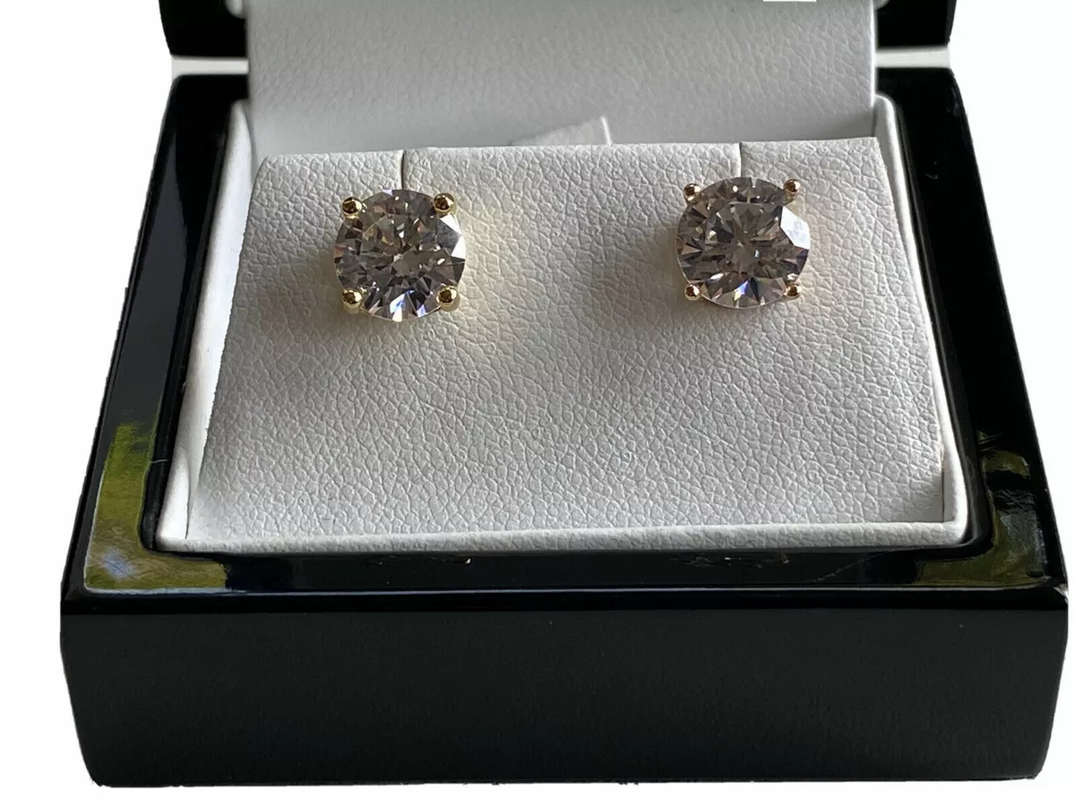 Diamond stud shop earrings sale ebay