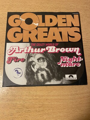 7'' THE CRAZY WORLD OF ARTHUR BROWN * Fire / Nightmare (MINT-) BEAT OLDIES PSYCH