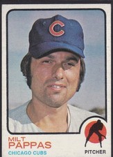 1973 TOPPS BASEBALL MILT PAPPAS #70 CUBS EX/EX+ *55058