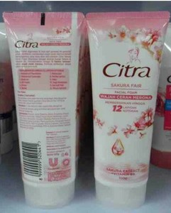 sakura facial foam