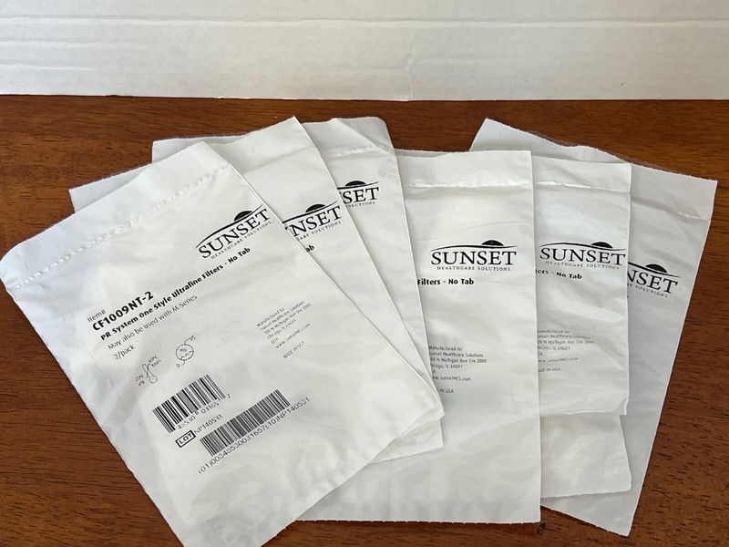 Lot of 9 Sunset CF1009NT-1 PR System One Style Ultrafine Filters NEW SEALED