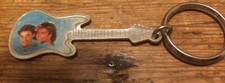 Wham! George Michael - vintage 1980s Guitar Shaped Keyring