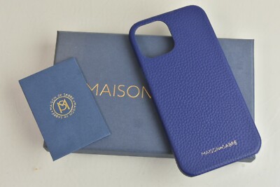 Maison de Sabr√© Leather Case For Apple iPhone 12 Pro Max | Navy