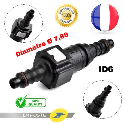 Raccord Connecteur Rapide Durite Tuyau Essence Carburant Gasoil ✅Diamètre 7,89mm - Bild 1 von 4