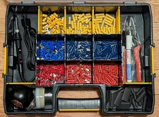 Ultimate Mobile Electrical Tool Kit For Soldering and Wire Crimping, Work/Repair
