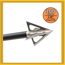 Lot De 3 Têtes Larges Extensibles G5 Striker X - 100 Grains Acier - Neuves