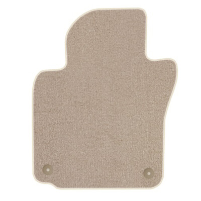 Velours Fahrermatte für VW Scirocco Bj. 2008 - 2017 Neu Automatten PREM BEIGE LP