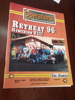 Operations The Wargaming Journal CWB Game #11 Retreat '96 Issue 23
