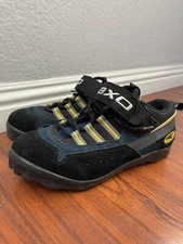 AXO Bike Cycling Shoe Mens Size 5.5 Black Strap Lace Closure