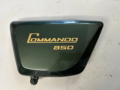Norton Commando 750 850 Interstate Seitendeckel Verkleidung rechts grün