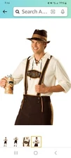 Incharacter Bavarian Guy Adult Halloween Costume Size Large