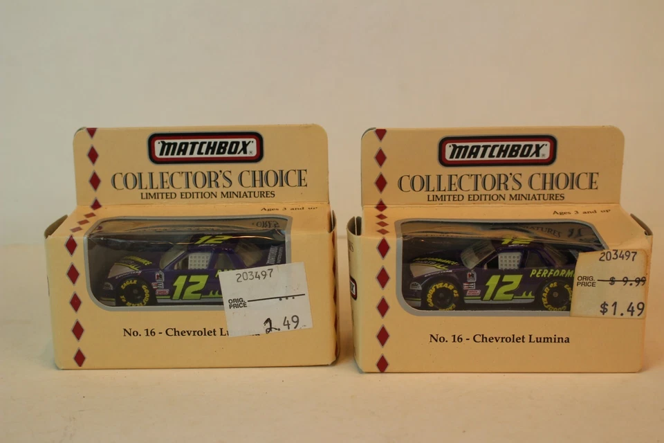 Matchbox 1994 Collectors Choice #16 Chevrolet Lumina, Lot of 2 - Image 2 of 4