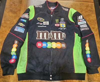 最終値下げ　NASCAR chase M&M'sキャラクター ジャケット JH Designs M&M Candy Jacket Red Yates Nascar Men's 6XL XXXXXXL | eBay