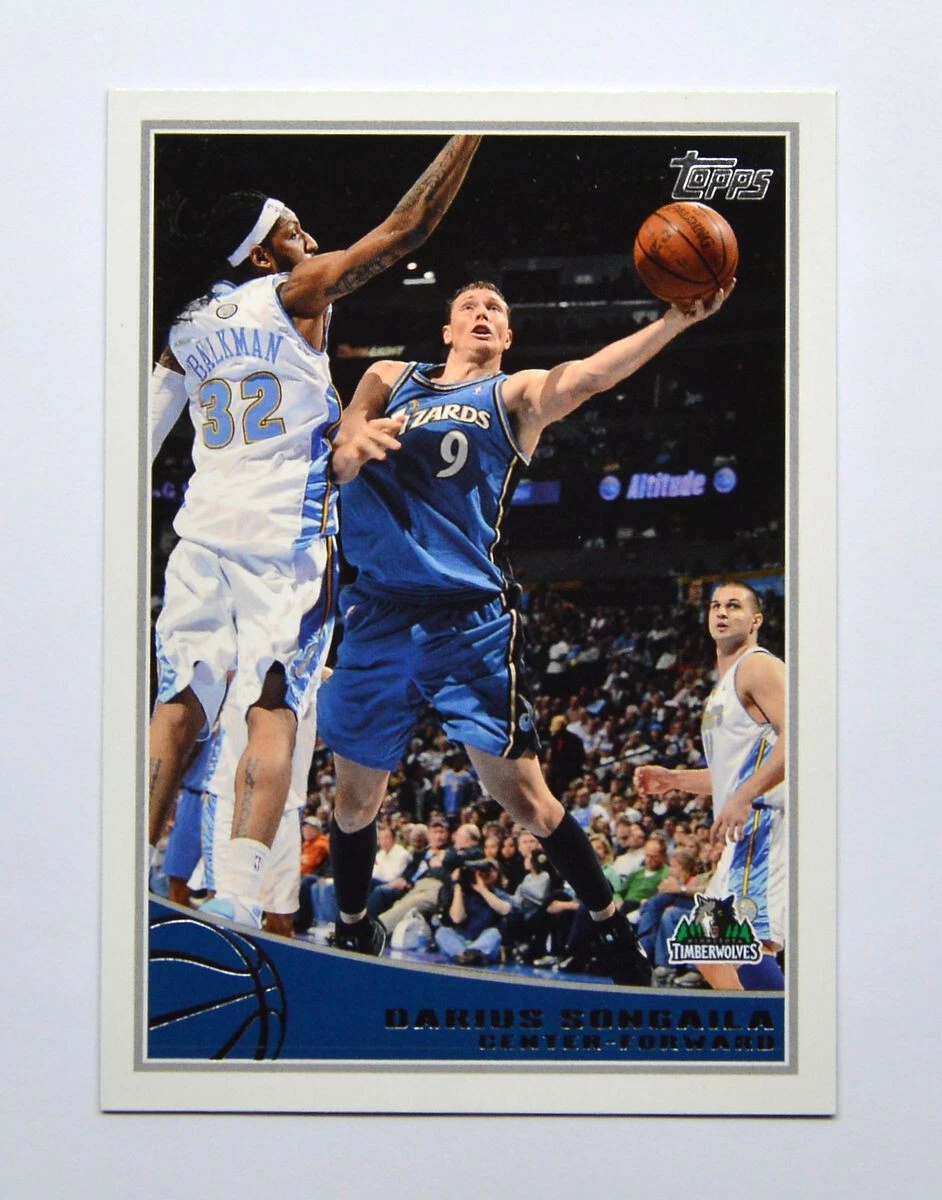 Darius Songaila trading card