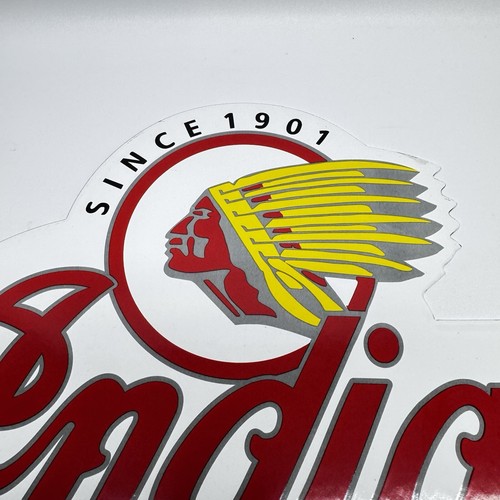 Indian Motorcycle Porzellan Händlerschild Tankstelle - Bild 6 von 11