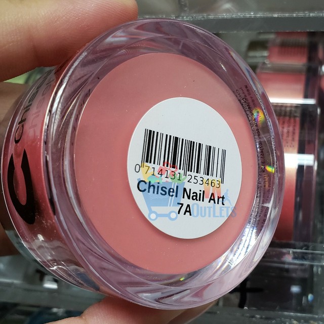 Chisel Nail Art Dipping Powder Size 2 oz Color 7A | eBay