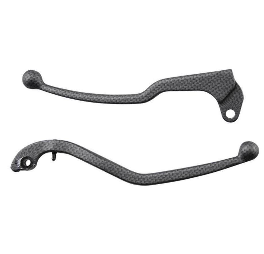 Leviers mécaboite Derbi GPR 2004-2009 et Aprilia RS 2006-2009 look carbone de marque Tun'r