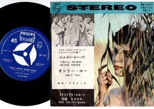 The Platters - You'll Never, Never Know / Only You 7" Japan SM-1001