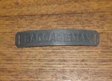Vintage Railroad Train Hat Badge - Baggageman