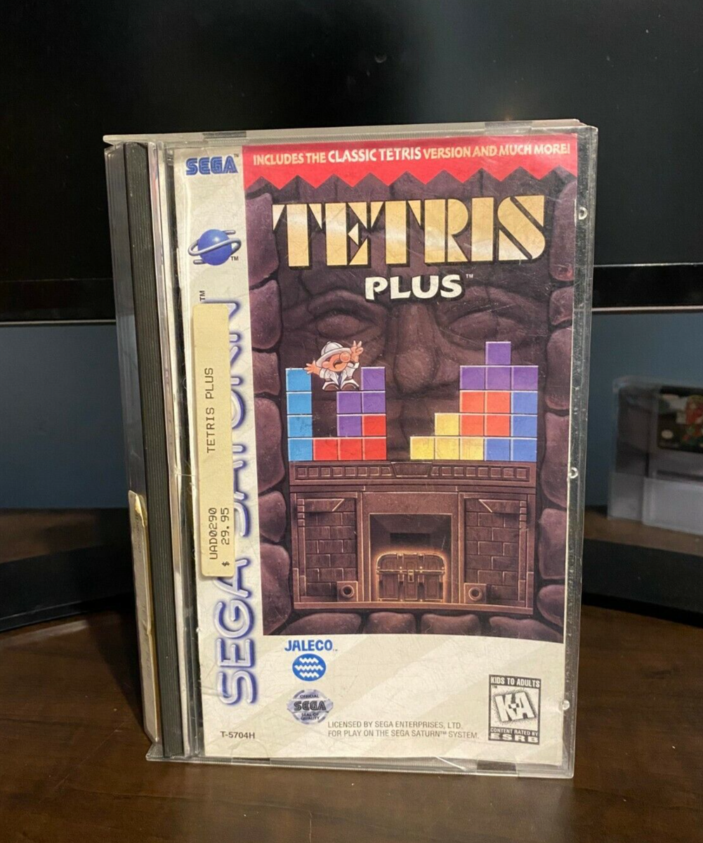 Tetris Plus Sega Saturn Complete Authentic