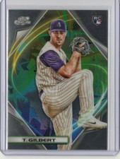 2022 Topps Chrome Cosmic Tyler Gilbert Rookie Card #85 - Arizona Diamondbacks