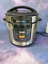 Biltek 7-in-1 Multi-Use Programmable Pressure Cooker, Slow Cooker, Rice Cooker,