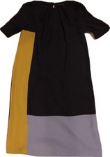 MARKS & SPENCER WOMEN’S NAVY COLOUR BLOCK SHIFT DRESS  SIZE 10 BNWT