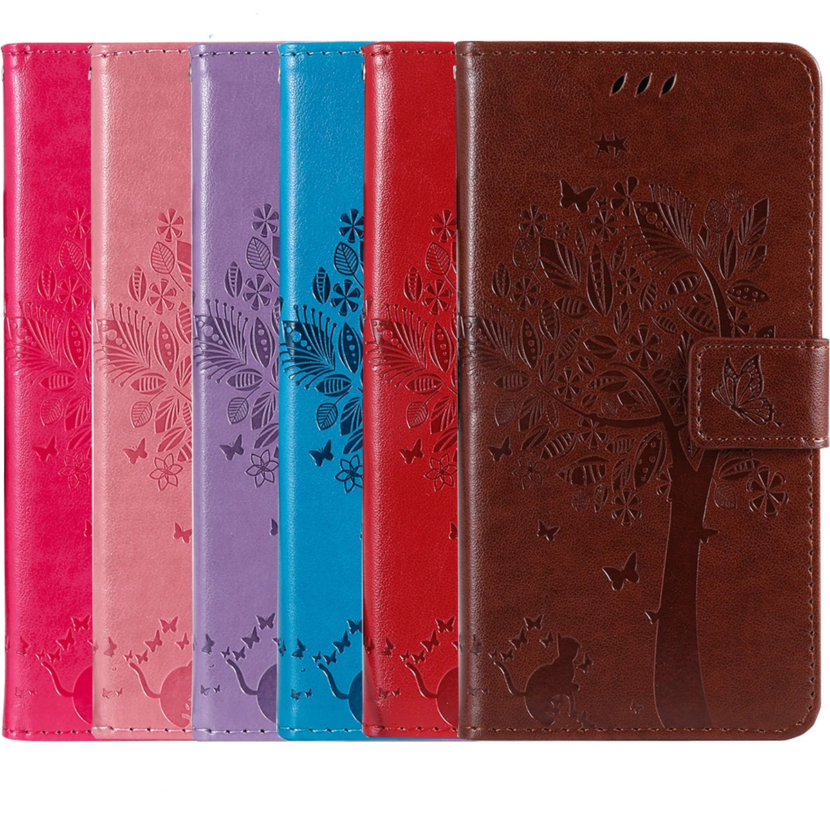 WEIOU Leather Folio Cover per Xiaomi Redmi Note 11S | Note 11 4G, Custodia in Pelle PU Magnetica Libro Flip Portafoglio con [Funzione Stand]. Blu