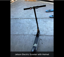 Jetson Electric Scooter Folding Design 10 MPH Good Condition