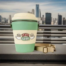 NEW Loungefly Friends Central Perk To-Go Coffee Cup Scented Crossbody Bag