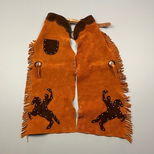 Chaps Western Vintage Adulte - Cuir Ou Simili - état D'usage