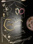 Jewelry Lot Large Mixed Lot Costume Fashion Vintage Silver Gold Silver Tone #1