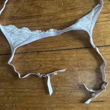 La Perla Studio Minimalist Lilac Lace  Garter Belt Sz L