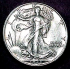 1943 WALKING LIBERTY HALF DOLLAR........MIN. BID .01 & NO RESERVE!