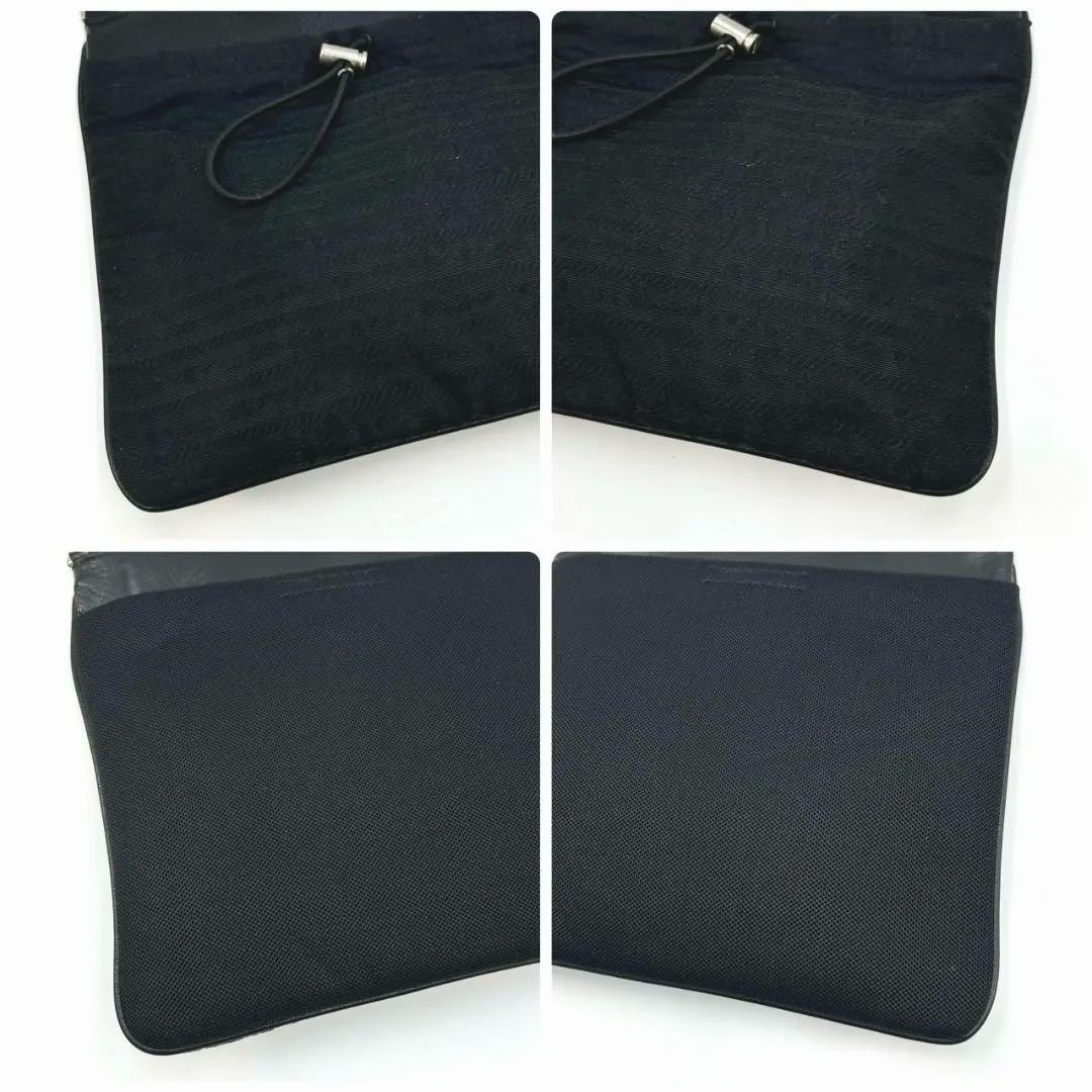 PRADA All-Over Pattern Drawstring Shoulder Bag Si… - image 10