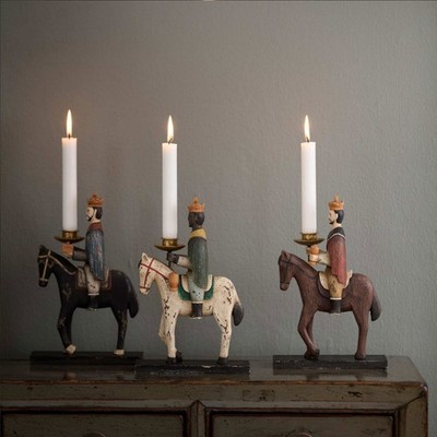 Weihnachtsdeko Heilige 3 Könige Sammlerfiguren Vintage Stil Nostalgie Dekofigure