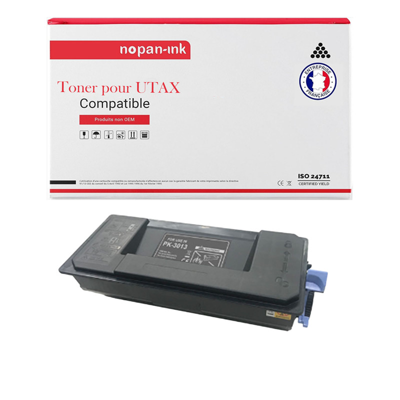 Toner Noir PK-3013BK Impression Précision Haute Densité Utax P-4531MFP
