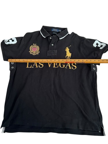 Polo Ralph Lauren Herren XL Las Vegas City Nummer 3 Big Pony Luxus PRL Chief Crest - Bild 3 von 9