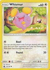 Whismur (116) Common SM - Celestial Storm 116/168 LP Shibuzoh
