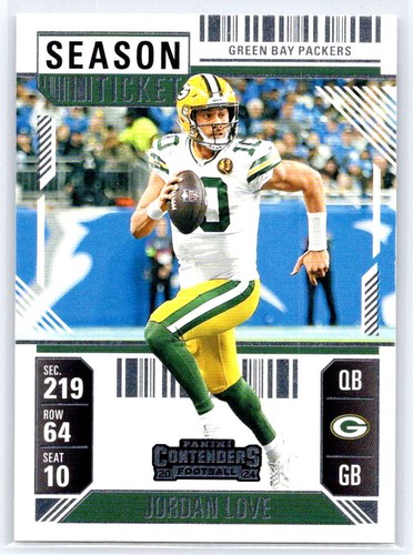 Jordan Love #37 2024 Panini Contenders card