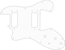 WD Custom Pickguard For Left Hand Ovation Viper #02M White Matte
