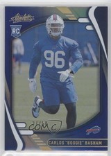 2021 Panini Absolute Rookies Spectrum Blue 37/50 Carlos Basham Jr Boogie 7i2