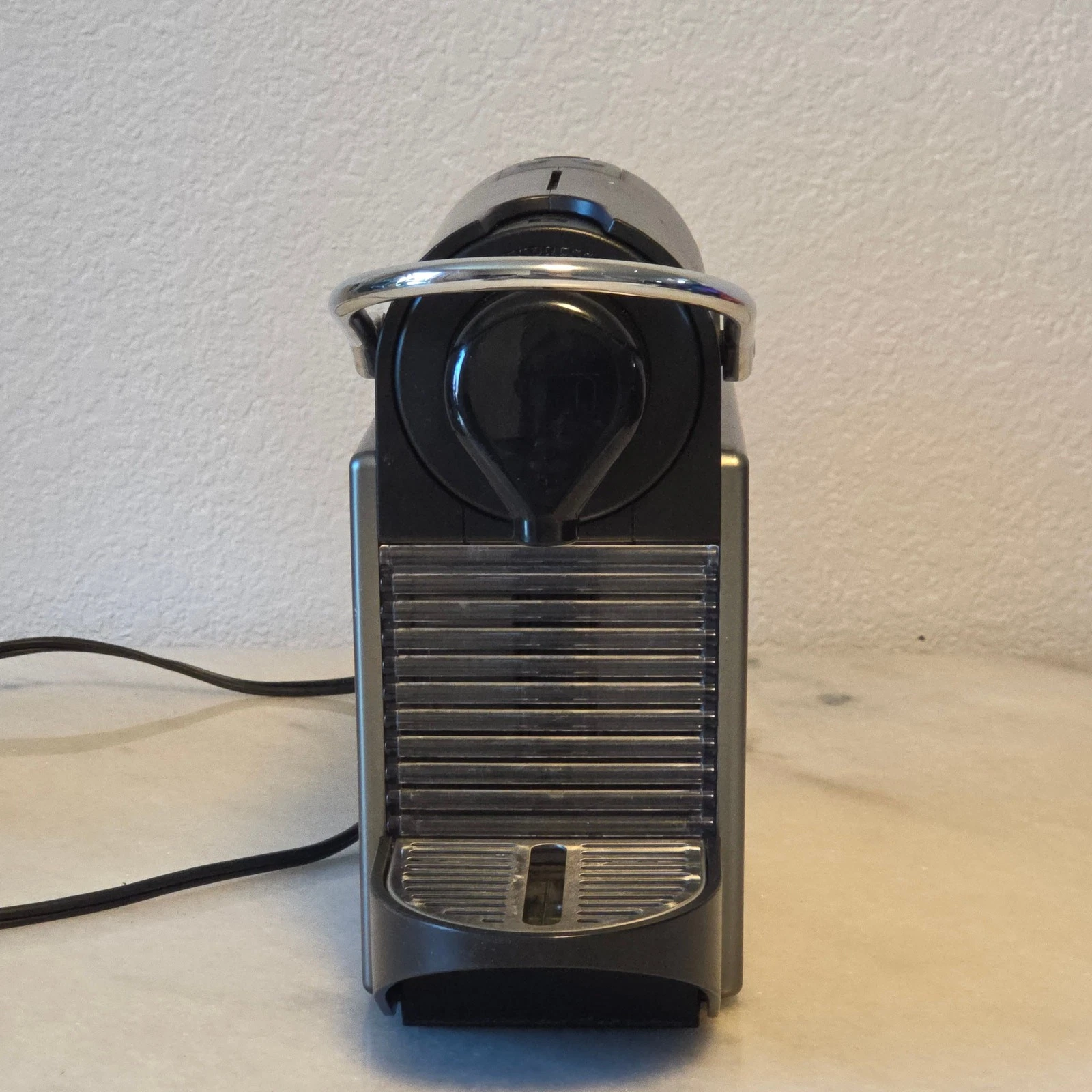 Nespresso Pixie 19-Bar High-Pressure Industrial Titanium Electric Coffee Machine