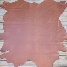 Tobacco Brown Distressed Leather 48+ Sqft Upholstery Full Cow Hide Beautiful 